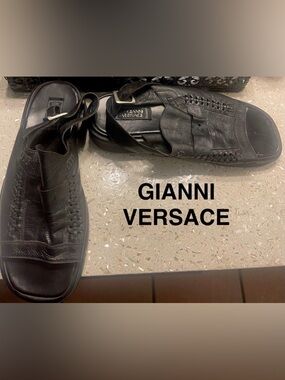 Gianni Versace Leather Sandals 10